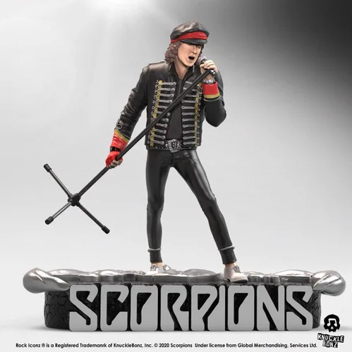 Vista 4 de Knucklebonz - Estatua coleccionable de edición limitada de Klaus Meine (Scorpions) (solo 3000 creados) - Iconz de rock, con licencia