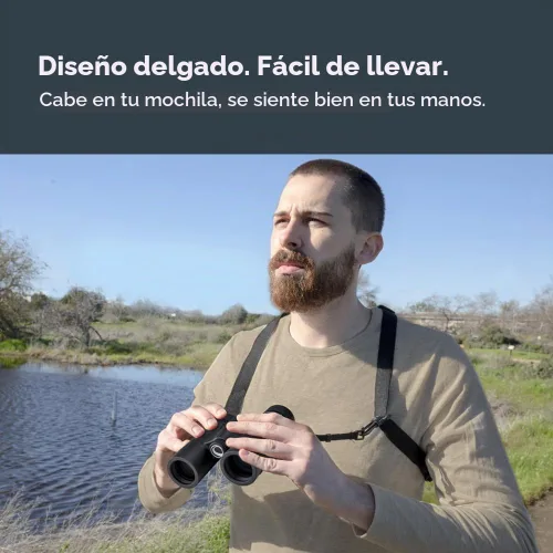 Vista 6 de Celestron TrailSeeker ED 8x32 ED - Prismáticos compactos de vidrio