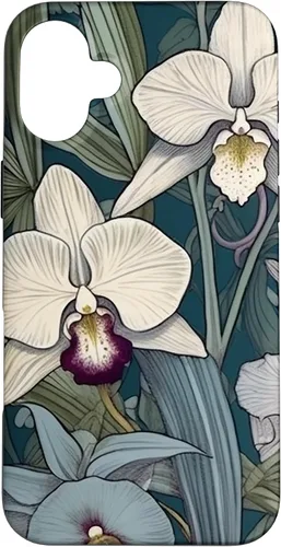 Vista 23 de Funda de flores de orquídea de jardín botánico para iPhone 17
