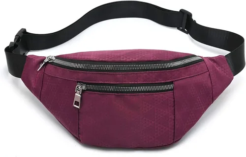Vista 16 de Fanny Pack for Men Women - Water Resistant Fashion Waist Bag Pack with Adjustable Strap for Travel Hiking Running Outdoor Sports.