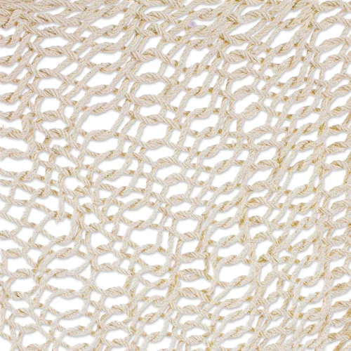 Vista 4 de Novica Sea Breezes in Ivory Cotton Hamaca Swing
