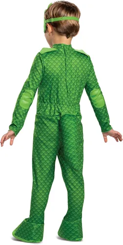 Vista 2 de Disfraz de Gekko de lujo para niños de PJ Masks