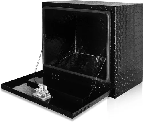 Vista 6 de FORWODE Caja de herramientas de 18 Pulgadas para Carrocería de Camión, de Aluminio, para Camión con Remolque, Caja de Herramientas para Camioneta