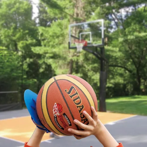 Vista 2 de Entrenador de tiro de baloncesto - Entrenador universal de tiro de baloncesto para zurdos y diestros, espuma EVA para una sensación cómoda