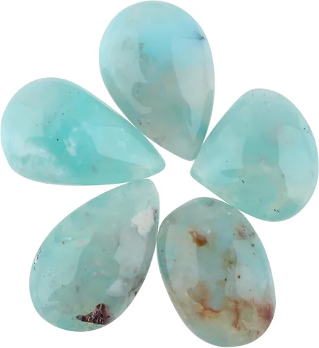 Vista 8 de 5pcs, Bulk Natural Gemstone Cabochon, Polished Flatback Stone, Wholesale Loose Cabs Supply, DIY Jewelry Making, Chakra Healing Crystal, Birthstone