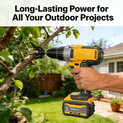 Vista 2 de 9000mAh Reemplazo para DeWalt 20V-60V MAX Batería DCB609 Compatible con DeWalt 20V/60V MAX Herramientas Eléctricas y Cargadores