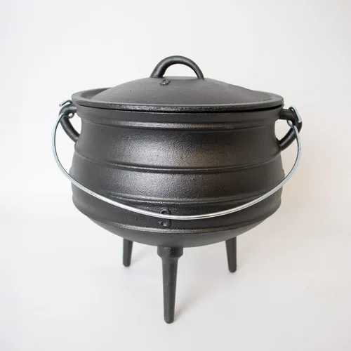 Vista 11 de Lehman's Campfire - Olla de hierro fundido con 3 patas y tapa, 9.5 pulgadas, 1.5 galones