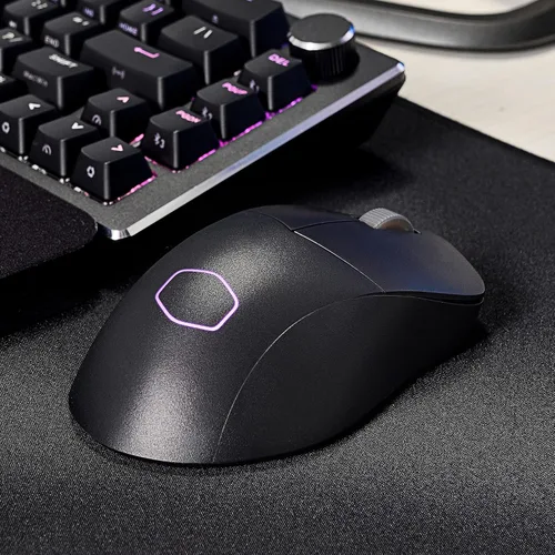 Vista 10 de Cooler Master MM731 - Ratón inalámbrico para juegos negro, ajustable de 19,000 DPI, palma, agarre de garra, 2.4 GHzBluetooth, sensor óptico PixArt