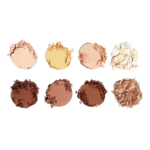 Vista 2 de Paleta Ultra Contour de MakeUp Revolution, Paleta de Maquillaje Incluye Iluminadores y Sombras de Contorno, Añade Definición y Esculpe