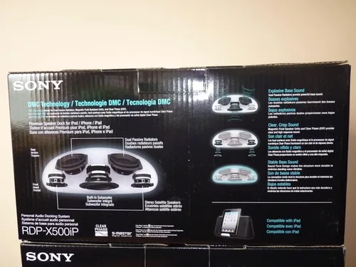 Vista 2 de Sony Base RDPX500iP para iPod, iPhone y iPad