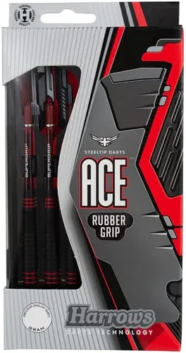 Vista 5 de Harrow S 0.92 oz ACE - Dardos con punta de acero, antideslizantes, agarre de goma vulcanizada, 0.92 oz