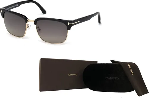 Vista 3 de Tom Ford FT0367 River Square Sunglasses for Men + BUNDLE with Designer iWear Complimentary Eyewear Care Kit