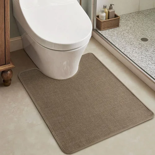 Vista 9 de MontVoo Alfombra de Baño - Alfombras de Baño Ultra Delgadas Antideslizantes para Alfombra de Baño de Secado Rápido, Respaldo de Goma Alfombras