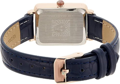 Vista 2 de Anne Klein AK3820 Reloj con correa de grano de cocodrilo acentuada con purpurina