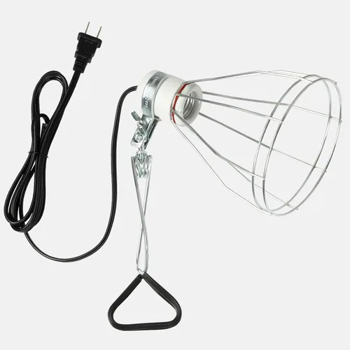 Vista 14 de Simple Deluxe Enchufe de luz de abrazadera con reflector de aluminio de 5.5 pulgadas, apto para lámpara de máximo 60 vatios (sin bombilla incluida)