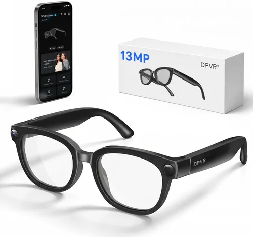 Vista 16 de Gafas inteligentes G1 AI con cámara y Bluetooth, gafas de grabación de video de 8MP Camera glasses with AI translation, visual recognition, voice