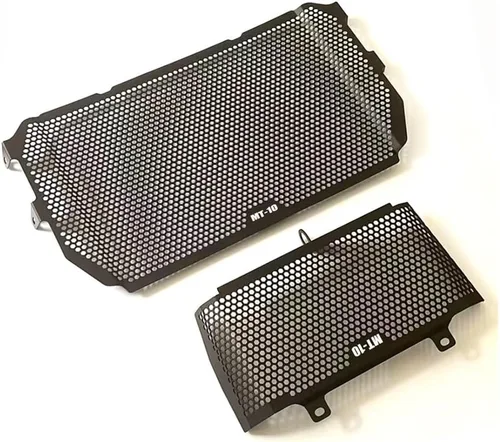 Vista 6 de Radiator Grille Guard for Ya&maha MT-09 2023 Motorcycle Aluminum Radiator Guard Grille Protector Oil Cooler Cover MT-10 MT10SP FZ-10 2016-2023
