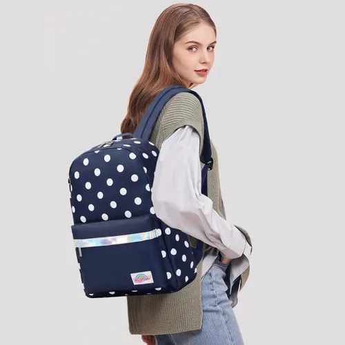Vista 53 de Mygreen - Mochila escolar con bonitos diseños para niños y niñas, 11.5 x 15.7 x 5.1 pulgadas