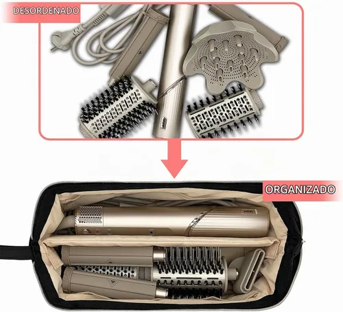 Vista 6 de Bolsa de viaje para herramientas para el cabello Shark Flexstyle Estuche de transporte portátil para Dyson Airwrap cepillo secador de pelo Revlon