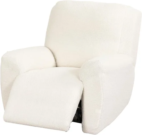 Vista 15 de Eco-Ancheng Fundas reclinables de 4 piezas, fundas para sillas reclinables, fundas elásticas para sofá reclinable, fundas ajustables