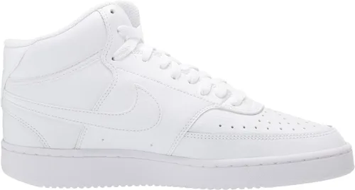 Vista 6 de Nike Tenis Court Vision Mid para mujer, NegroBlanco, 7