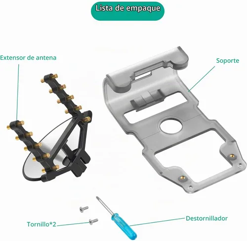 Vista 7 de Hanatora Controlador RC Antena Extensor de Rango Yagi-UDA 5.8Ghz Boosters para DJI Mini 3 Pro, Mavic 3/3 Classic Drone Signal Accesorios