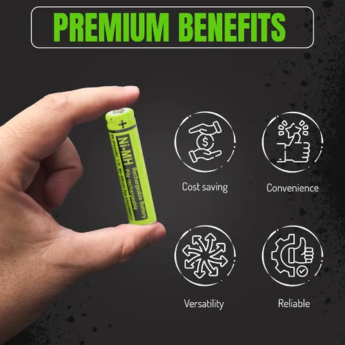 Vista 7 de RocketBus 2 paquetes de baterías de repuesto BK-40AAABU de 1.2V 400mAh para teléfono inalámbrico Panasonic
