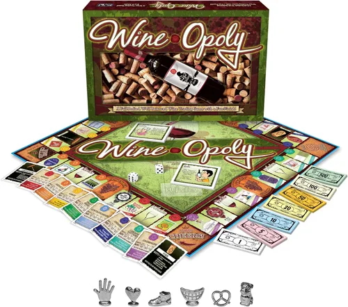 Vista 2 de wine-opoly Monopoly Junta Juego