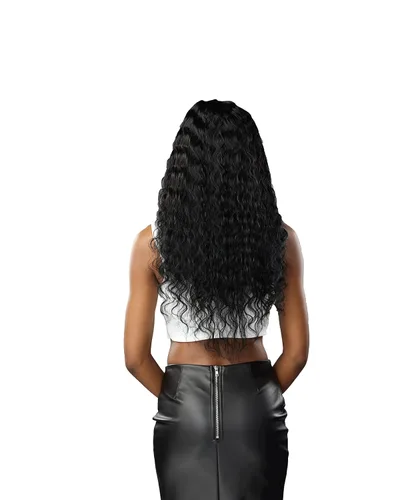 Vista 6 de Sensationnel Vice Bundles - Extensiones de cabello virgen sintético de 36 pulgadas para coser y cola de caballo, cabello largo – Vice Bundle Crimp