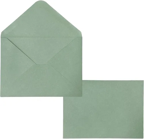 Vista 8 de 50 paquetes de sobres A7 para invitación, sobres negros de 5x7 con solapa en V, ideales para graduación, invitación, baby shower, boda y tarjetas