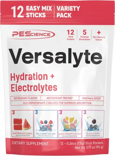 Vista 8 de PEScience Versalyte - Paquetes de hidratación con electrolitos, cereza