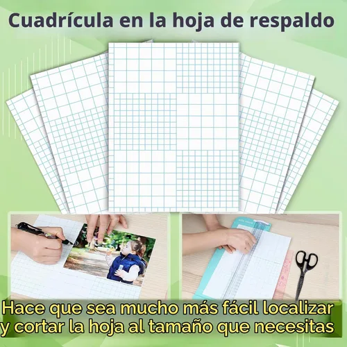 Vista 4 de Koala - Hojas de laminación autoadhesivas de 9 x 12 pulgadas para calcomanías, fotos, 20 hojas, no necesita máquina