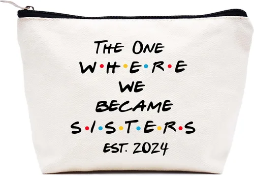 Vista 124 de LIBIHUA Bolsa de maquillaje para mujer, bolsa de cosméticos regalos para ella, bolsa de viaje femenina, Beige, 1 en mi era de Lacrosse Mom
