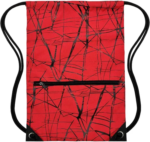 Vista 3 de HOLYLUCK - Mochila, bolsa deportiva con cordón ajustable para gimnasio