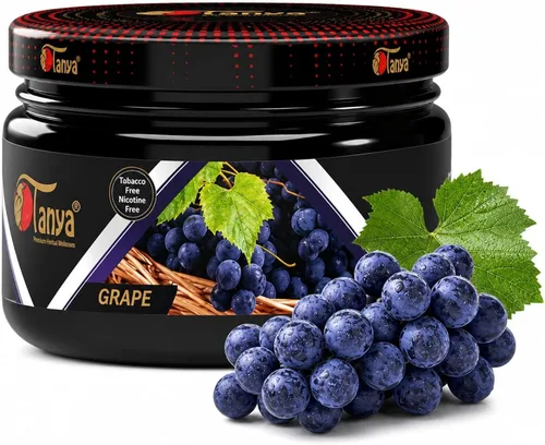 Vista 7 de Tanya Herbal Hookah Molasas 100% sin nicotina y tabaco Sabores de shisha de narguile orgánicos Mezcla de frutas Sabores de shisha 250g Frascos