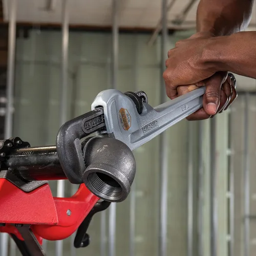 Vista 9 de RIDGE TOOL CO llave de aluminio para tubos. Capacidad de tubo 1-1/2