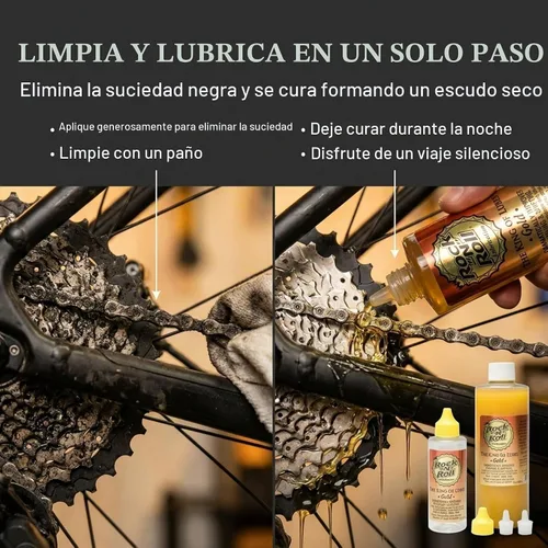 Vista 2 de Rock N Roll Kit de aplicación de lubricante para bicicleta, lubricante