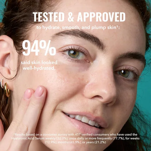 Vista 4 de Good Molecules Suero de Ácido Hialurónico - Suero Ultra Hidratante No Graso con 1% de Ácido Hialurónico, Hidratante Facial para Piel más Tersa