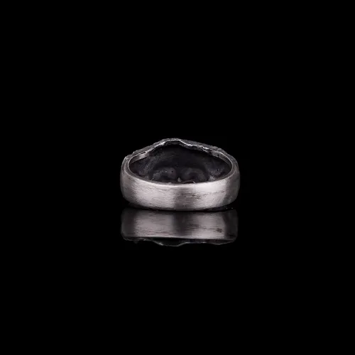 Vista 5 de Anillo de ojos Venus De Milo, Anillo griego antiguo de plata, Anillo de plata del Louvre Venus, Anillo de plata romana vintage, Anillo de plata