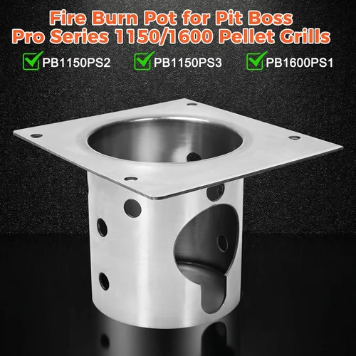 Vista 4 de QuliMetal Piezas de repuesto para ollas de combustión para parrillas Pit Boss Pro 1150/1600, Pit Boss PB1150PS2, PB1150PS3, PB1600PS1, accesorios