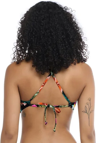 Vista 3 de Body Glove Traje de baño de bikini de copa D, Dd, E, F estándar para mujer, con detalle de espalda ajustable de 2 vías