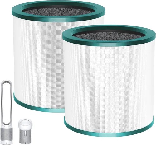 Vista 7 de Filtro TP01 actualizado, repuesto de filtro HEPA de vidrio 360 para purificador de aire Dyson Pure Cool Link TP01 TP02 TP03 AM11, ventilador