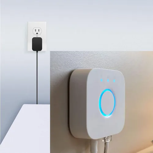 Vista 2 de VHBW Adaptador de corriente de pared de repuesto de 5 V/1 A de 5.9 pies - Compatible con concentrador de puente de iluminación inteligente