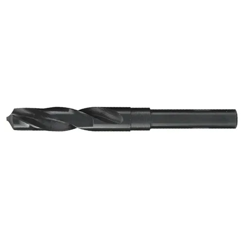 Vista 9 de Brocas fraccionarias de plata y Deming de 3/4 pulgadas x 6 pulgadas. Brocas de acero de alta velocidad M2 S&D Brocas helicoidales Óxido negro 1/2