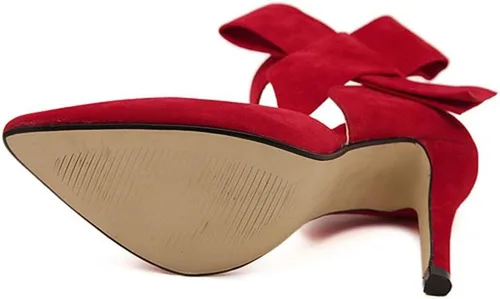 Vista 5 de Z&L Fashion - Zapatos de tacón alto con punta puntiaguda para mujer