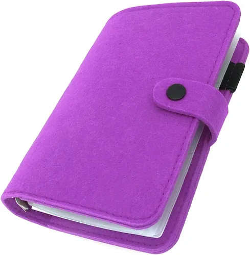 Vista 20 de Carpeta de fieltro A5 con páginas y juego de bolsillos para carpeta, color menta aguamarina