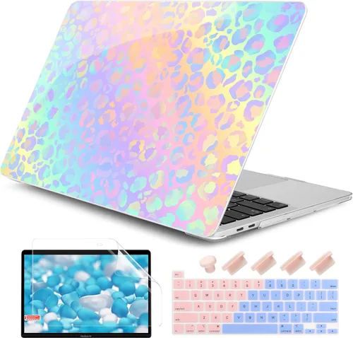 Vista 11 de Funda compatible con MacBook Pro de 13 pulgadas 2024 2023-2020 versión A2338 M2/M1 A2251 A2289 con pantalla Retina y Touch ID, carcasa rígida