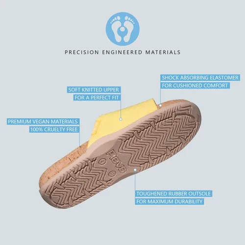 Vista 9 de Revs Premium Reflexology Massage & Acupressure Sandals, Vegan. Shock Absorbing, Cushion Sole with Orthotic Arch. Improve your immune system