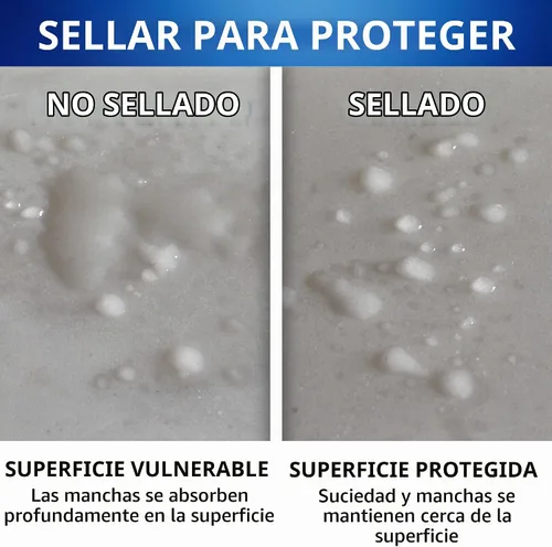 Vista 4 de Sellador penetrante avanzado Miracle Sealants 511 H2O Plus para encimeras, piedra, baldosas y lechada, galón