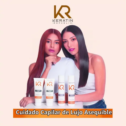 Vista 3 de Keratin Republic Champú Hidratante de Queratina + Colágeno 10.1 oz